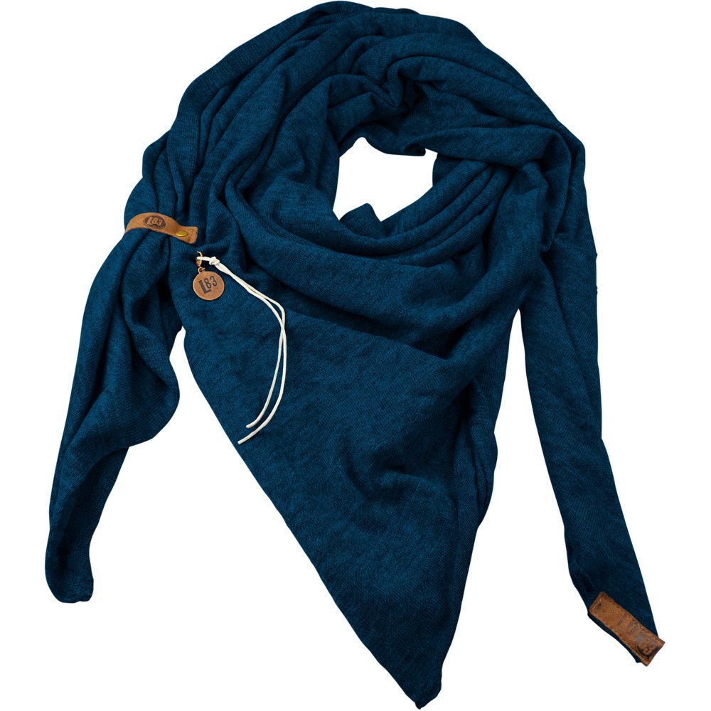 Heerlijke omslagdoek (sjaal) van dunne zachte stof in prachtige kleuren Petrol