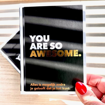 Citatenboekje 'You are so awesome'